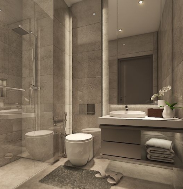 luxury bathroom interiors Delhi NCR