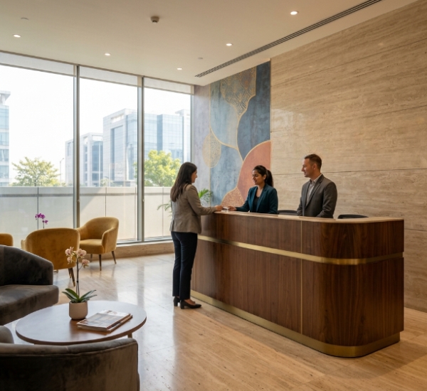 Best reception area designers in Delhi NCR