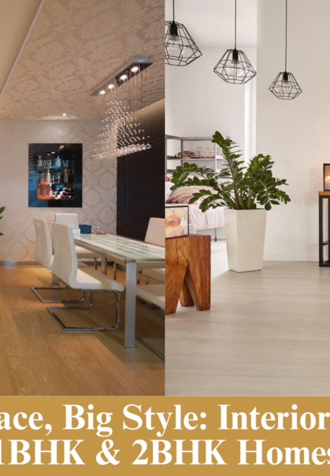 Small Space, Big Style: Interior Ideas for 1BHK & 2BHK Homes